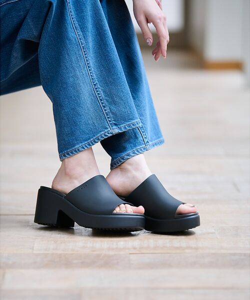 Rouge vif la cle/ルージュ・ヴィフ ラクレ 【CROCS / クロックス】BROOKLYN HEEL / ブルックリン スラ ブラック 5 Rouge vif la cle/ルージュ・ヴィフ ラクレ 【CROCS / クロックス】BROOKLYN HEEL / ブルックリン スラ ブラック 5