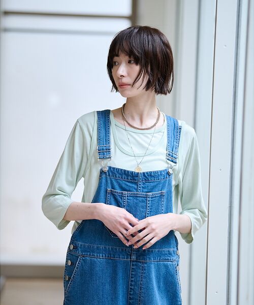 Rouge vif la cle / ルージュ・ヴィフ ラクレ Tシャツ | 【Le Melange/ル・メランジュ】タンクトップ＋ロンTセット/レイヤー/七 | 詳細1