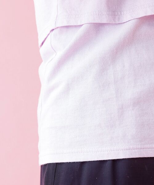 Rouge vif la cle / ルージュ・ヴィフ ラクレ Tシャツ | 【Le Melange/ル・メランジュ】タンクトップ＋ロンTセット/レイヤー/七 | 詳細13