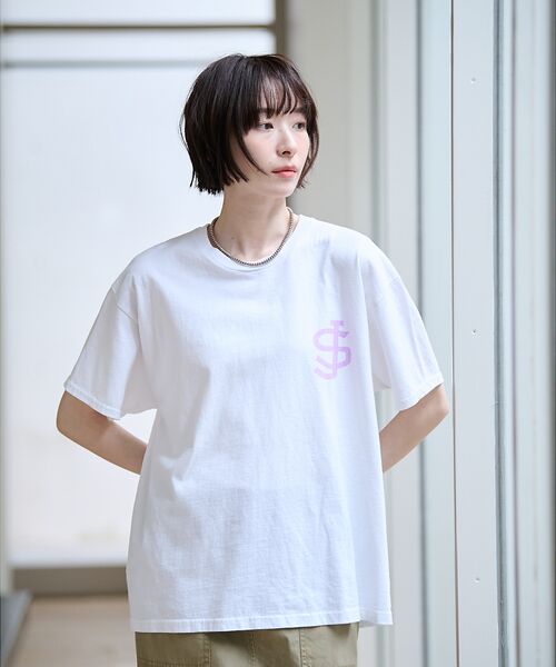 Rouge vif la cle / ルージュ・ヴィフ ラクレ Tシャツ | 【Le Melange/ル・メランジュ】バックプリントT/ユニセックス【WEB限 | 詳細1