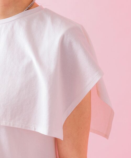 Rouge vif la cle / ルージュ・ヴィフ ラクレ Tシャツ | 【Le Melange/ル・メランジュ】レイヤードデザインT/接触冷感【WEB限 | 詳細11