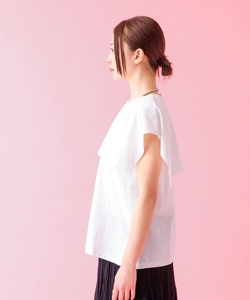 Rouge vif la cle / ルージュ・ヴィフ ラクレ Tシャツ | 【Le Melange/ル・メランジュ】レイヤードデザインT/接触冷感【WEB限 | 詳細7