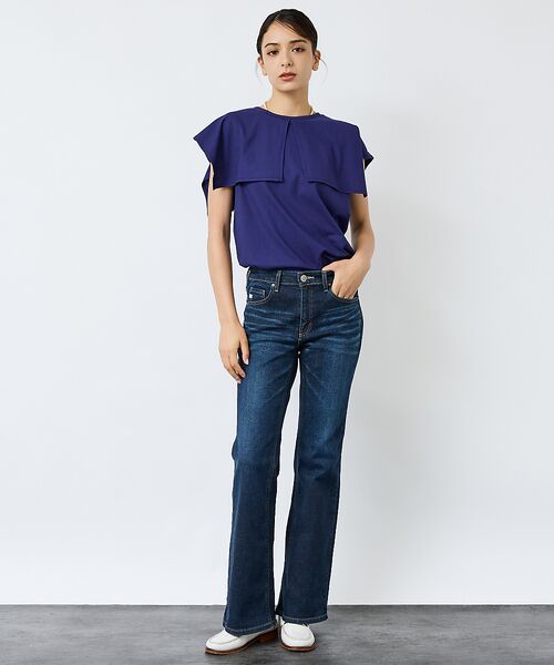 Rouge vif la cle / ルージュ・ヴィフ ラクレ Tシャツ | 【Le Melange/ル・メランジュ】レイヤードデザインT/接触冷感【WEB限 | 詳細16