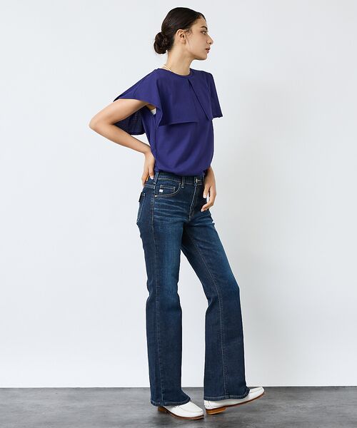 Rouge vif la cle / ルージュ・ヴィフ ラクレ Tシャツ | 【Le Melange/ル・メランジュ】レイヤードデザインT/接触冷感【WEB限 | 詳細17