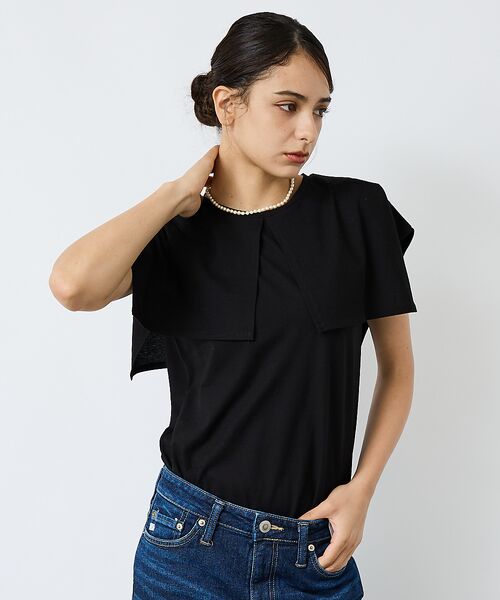 Rouge vif la cle / ルージュ・ヴィフ ラクレ Tシャツ | 【Le Melange/ル・メランジュ】レイヤードデザインT/接触冷感【WEB限 | 詳細20