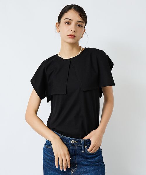 Rouge vif la cle / ルージュ・ヴィフ ラクレ Tシャツ | 【Le Melange/ル・メランジュ】レイヤードデザインT/接触冷感【WEB限 | 詳細23