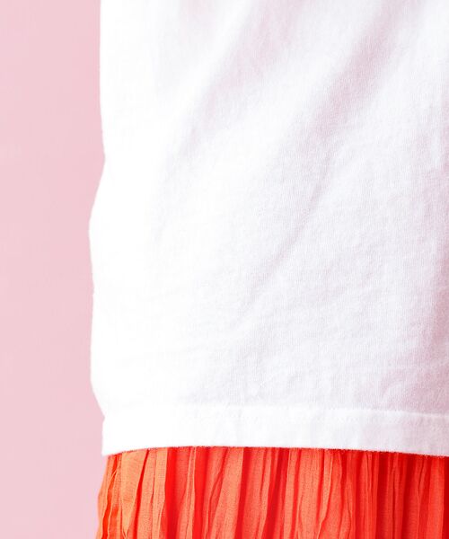 Rouge vif la cle / ルージュ・ヴィフ ラクレ Tシャツ | 【Le Melange/ル・メランジュ】プリントノースリーブTシャツ/コラボ/ノ | 詳細11