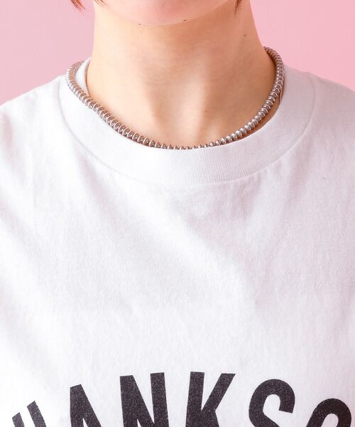 Rouge vif la cle / ルージュ・ヴィフ ラクレ Tシャツ | 【Le Melange/ル・メランジュ】プリントノースリーブTシャツ/コラボ/ノ | 詳細9