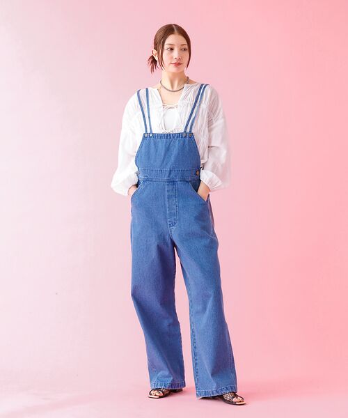 Rouge vif la cle / ルージュ・ヴィフ ラクレ シャツ・ブラウス | 【Le Melange/ル・メランジュ】コットンギャザーブラウス/ギャザー/リボ | 詳細2