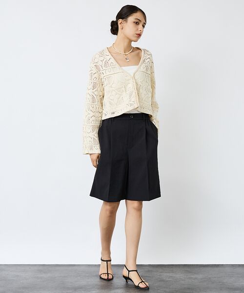 Rouge vif la cle / ルージュ・ヴィフ ラクレ カーディガン・ボレロ | 【Le Melange/ル・メランジュ】モチーフレースカーディガン/レース素材【 | 詳細2