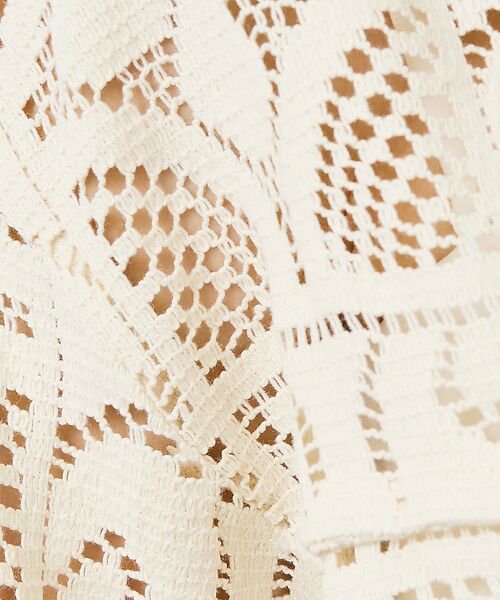 Rouge vif la cle / ルージュ・ヴィフ ラクレ カーディガン・ボレロ | 【Le Melange/ル・メランジュ】モチーフレースカーディガン/レース素材【 | 詳細6