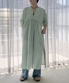 Rouge vif la cle / ルージュ・ヴィフ ラクレ ワンピース | 【Le Melange/ル・メランジュ】ストライプスワンピース/ワンピース/スト