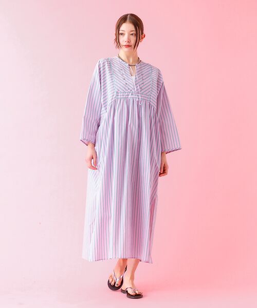 Rouge vif la cle / ルージュ・ヴィフ ラクレ ワンピース | 【Le Melange/ル・メランジュ】ストライプスワンピース/ワンピース/スト | 詳細10