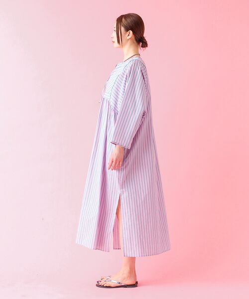 Rouge vif la cle / ルージュ・ヴィフ ラクレ ワンピース | 【Le Melange/ル・メランジュ】ストライプスワンピース/ワンピース/スト | 詳細5