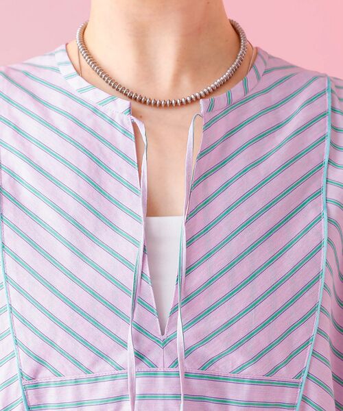 Rouge vif la cle / ルージュ・ヴィフ ラクレ ワンピース | 【Le Melange/ル・メランジュ】ストライプスワンピース/ワンピース/スト | 詳細7