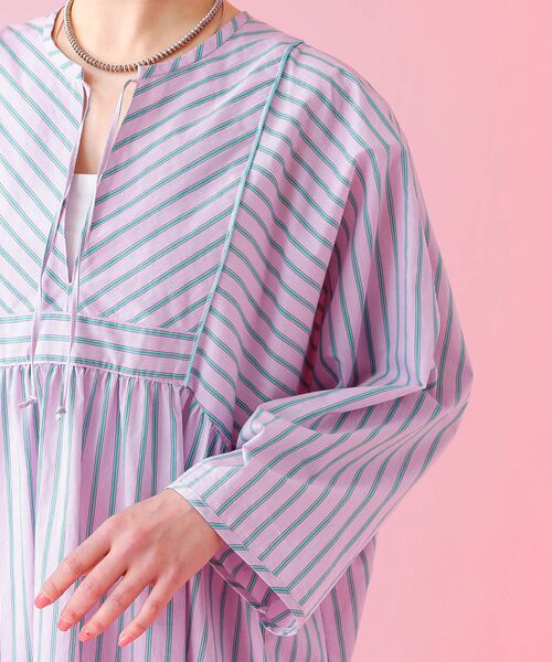 Rouge vif la cle / ルージュ・ヴィフ ラクレ ワンピース | 【Le Melange/ル・メランジュ】ストライプスワンピース/ワンピース/スト | 詳細8