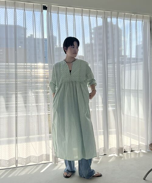 Rouge vif la cle / ルージュ・ヴィフ ラクレ ワンピース | 【Le Melange/ル・メランジュ】ストライプスワンピース/ワンピース/スト | 詳細12