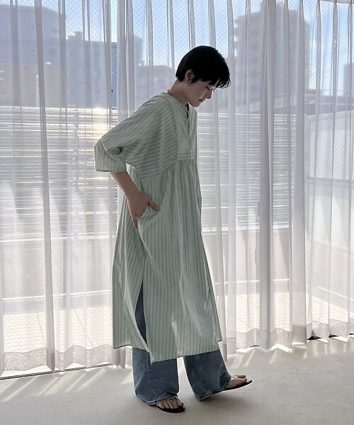 Rouge vif la cle / ルージュ・ヴィフ ラクレ ワンピース | 【Le Melange/ル・メランジュ】ストライプスワンピース/ワンピース/スト | 詳細13