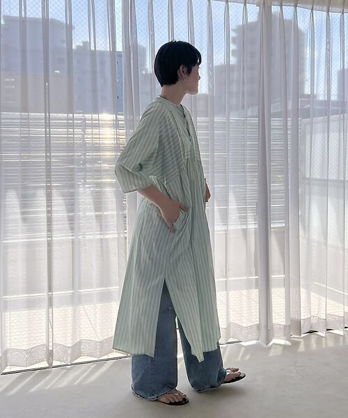 Rouge vif la cle / ルージュ・ヴィフ ラクレ ワンピース | 【Le Melange/ル・メランジュ】ストライプスワンピース/ワンピース/スト | 詳細15