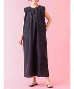 Rouge vif la cle / ルージュ・ヴィフ ラクレ ワンピース | 【Le Melange/ル・メランジュ】ギャザーノースリブワンピース/多機能素材