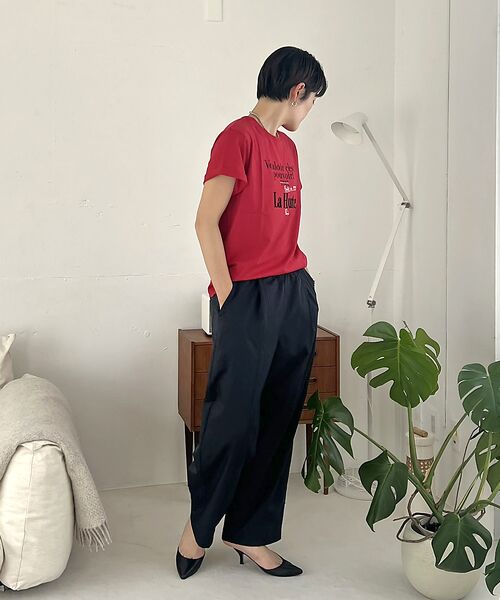 Rouge vif la cle / ルージュ・ヴィフ ラクレ パンツ | 【Le Melange/ル・メランジュ】ストレッチイージーパンツ/機能性【WEB | 詳細22