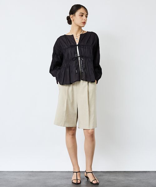 Rouge vif la cle / ルージュ・ヴィフ ラクレ ショート・ハーフ・半端丈パンツ | 【Le Melange/ル・メランジュ】スラブタッチドライショートパンツ/セット | 詳細1