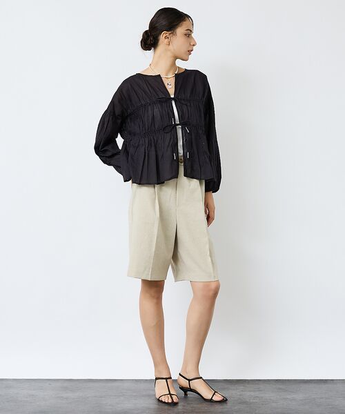 Rouge vif la cle / ルージュ・ヴィフ ラクレ ショート・ハーフ・半端丈パンツ | 【Le Melange/ル・メランジュ】スラブタッチドライショートパンツ/セット | 詳細2