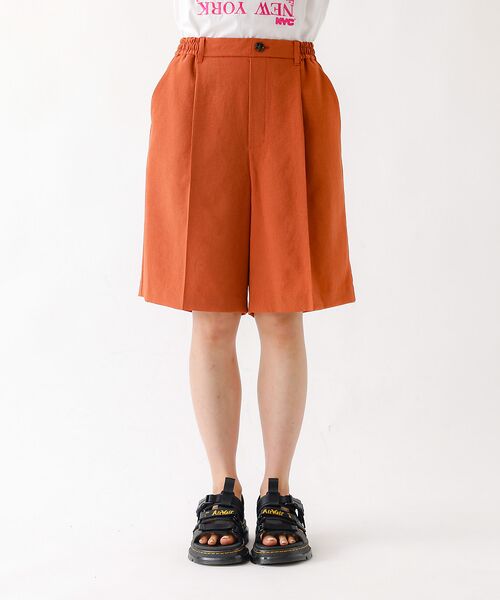 Rouge vif la cle / ルージュ・ヴィフ ラクレ ショート・ハーフ・半端丈パンツ | 【Le Melange/ル・メランジュ】スラブタッチドライショートパンツ/セット | 詳細9
