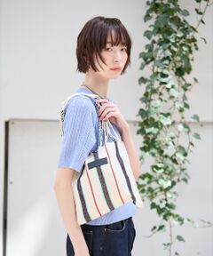 Rouge vif la cle / ルージュ・ヴィフ ラクレ トートバッグ | 【MOON BIRD/ムーンバード】手織りハンモックトートバッグS/手織り【WE