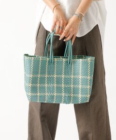 Rouge vif la cle / ルージュ・ヴィフ ラクレ ショルダーバッグ | 【MOON BIRD/ムーンバード】手編みのメルカドバッグ/TANPIN/横長/