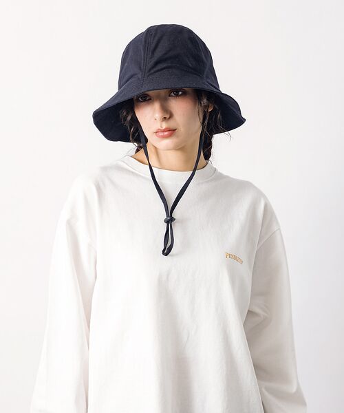 Rouge vif la cle / ルージュ・ヴィフ ラクレ ハット | 【RUBEN / ルーベン】リネンチューリップハット / UV CUT / 接触 | 詳細1