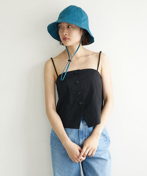 Rouge vif la cle / ルージュ・ヴィフ ラクレ ハット | 【RUBEN / ルーベン】リネンチューリップハット / UV CUT / 接触 | 詳細15