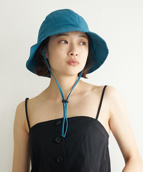 Rouge vif la cle / ルージュ・ヴィフ ラクレ ハット | 【RUBEN / ルーベン】リネンチューリップハット / UV CUT / 接触 | 詳細18