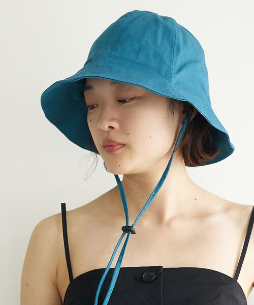 Rouge vif la cle/ルージュ・ヴィフ ラクレ 【RUBEN / ルーベン】リネンチューリップハット / UV CUT / 接触 ブルー F Rouge vif la cle/ルージュ・ヴィフ ラクレ 【RUBEN / ルーベン】リネンチューリップハット / UV CUT / 接触 ブルー F