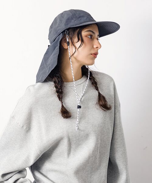 Rouge vif la cle / ルージュ・ヴィフ ラクレ ハット | 【RUBEN / ルーベン】シェードロングビルキャップ / 日焼け対策 / スト | 詳細2
