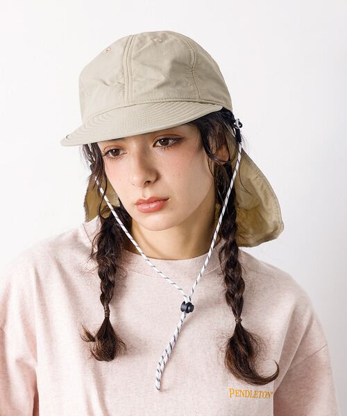 Rouge vif la cle / ルージュ・ヴィフ ラクレ ハット | 【RUBEN / ルーベン】シェードロングビルキャップ / 日焼け対策 / スト | 詳細13