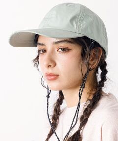 Rouge vif la cle / ルージュ・ヴィフ ラクレ ハット | 【RUBEN/ルーベン】ビーチハット / ストラップ付きキャップ / ロングブリ