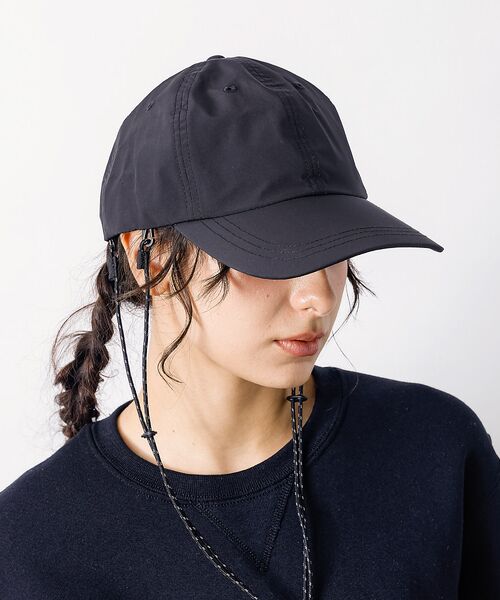 Rouge vif la cle / ルージュ・ヴィフ ラクレ ハット | 【RUBEN/ルーベン】ビーチハット / ストラップ付きキャップ / ロングブリ | 詳細1