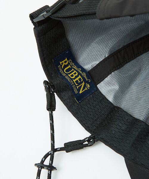 Rouge vif la cle / ルージュ・ヴィフ ラクレ ハット | 【RUBEN/ルーベン】ビーチハット / ストラップ付きキャップ / ロングブリ | 詳細9