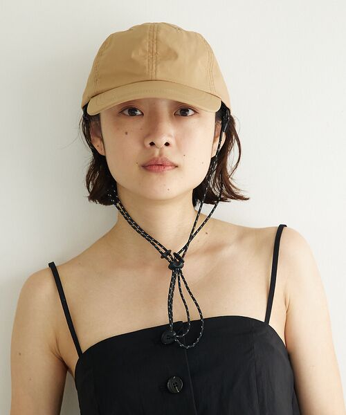 Rouge vif la cle / ルージュ・ヴィフ ラクレ ハット | 【RUBEN/ルーベン】ビーチハット / ストラップ付きキャップ / ロングブリ | 詳細21