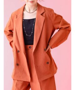 Rouge vif la cle / ルージュ・ヴィフ ラクレ テーラードジャケット | 【Le Melange/ル・メランジュ】スラブタッチドライジャケット【WEB限定