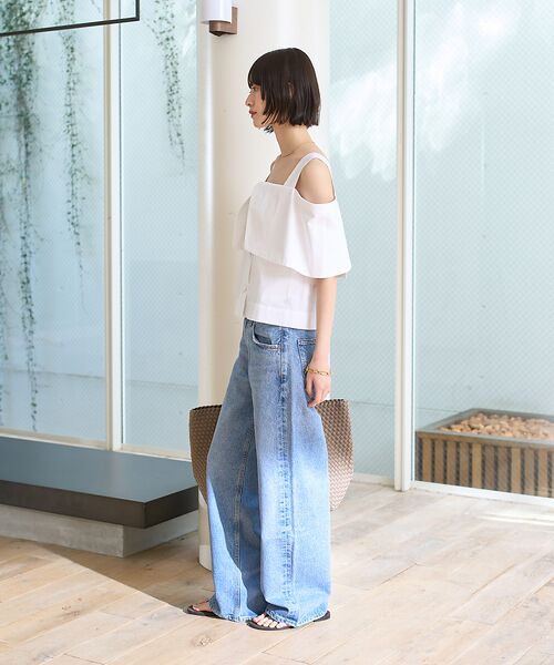 Rouge vif la cle / ルージュ・ヴィフ ラクレ シャツ・ブラウス | ケープオフショルブラウス | 詳細11