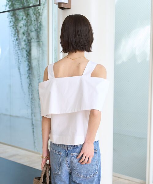 Rouge vif la cle / ルージュ・ヴィフ ラクレ シャツ・ブラウス | ケープオフショルブラウス | 詳細5