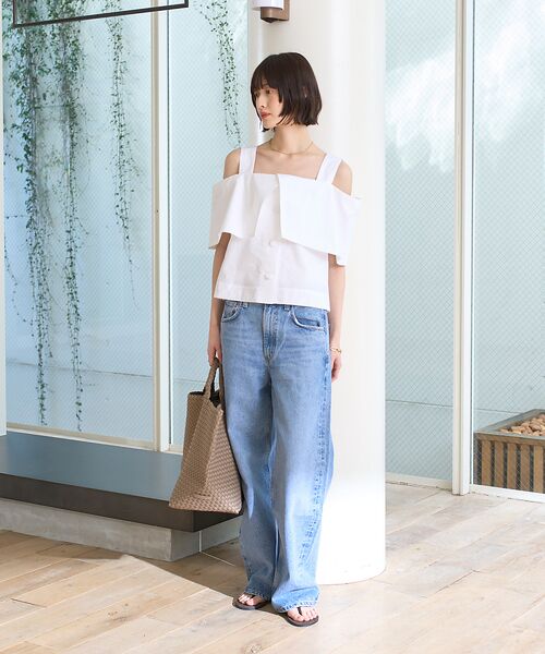 Rouge vif la cle / ルージュ・ヴィフ ラクレ シャツ・ブラウス | ケープオフショルブラウス | 詳細8