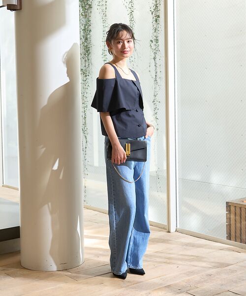 Rouge vif la cle / ルージュ・ヴィフ ラクレ シャツ・ブラウス | ケープオフショルブラウス | 詳細18