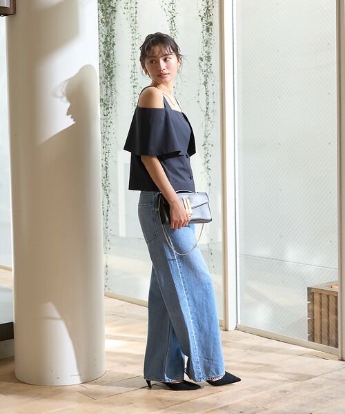 Rouge vif la cle / ルージュ・ヴィフ ラクレ シャツ・ブラウス | ケープオフショルブラウス | 詳細19