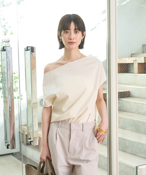 Rouge vif la cle / ルージュ・ヴィフ ラクレ シャツ・ブラウス | ドレープカラーブラウス | 詳細1