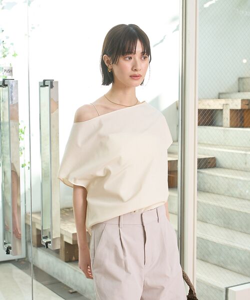 Rouge vif la cle / ルージュ・ヴィフ ラクレ シャツ・ブラウス | ドレープカラーブラウス | 詳細2