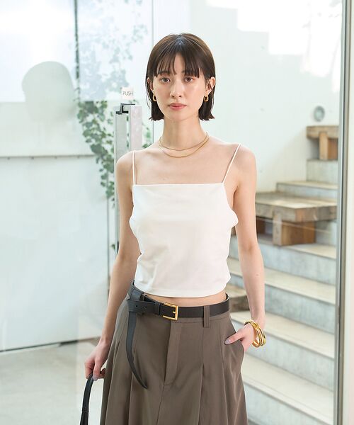 Rouge vif la cle / ルージュ・ヴィフ ラクレ キャミソール・チューブトップ | サイドテープカップ付きキャミ | 詳細3