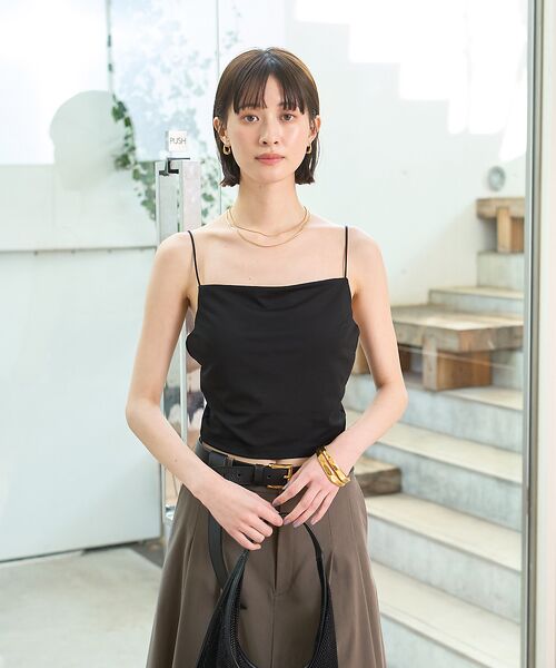 Rouge vif la cle / ルージュ・ヴィフ ラクレ キャミソール・チューブトップ | サイドテープカップ付きキャミ | 詳細14